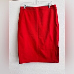 Banana Republic Red Pencil Skirt